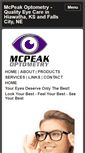 Mobile Screenshot of mcpeakoptometry.com